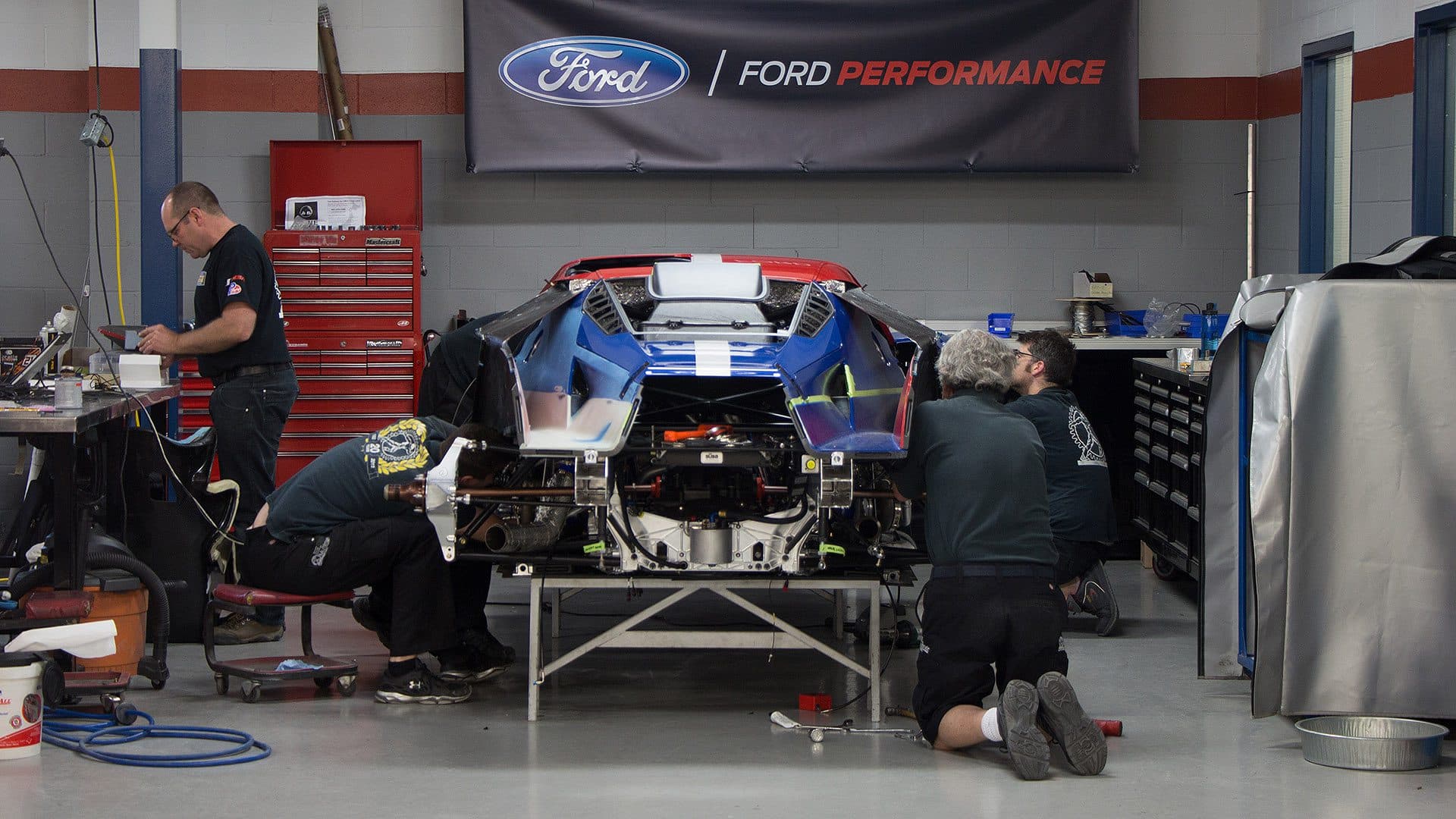 Ford GT GTLM under construction