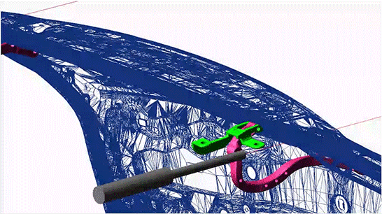 Animation of multi-body dynamics