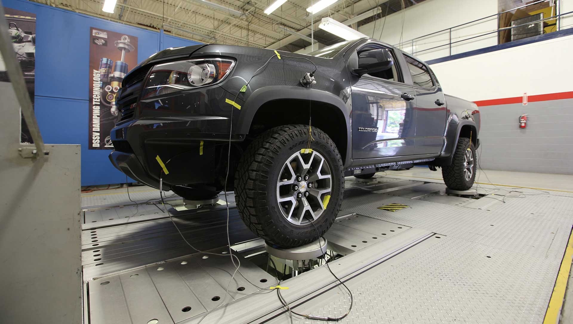 Chevrolet Pickup on 4-Post Rig