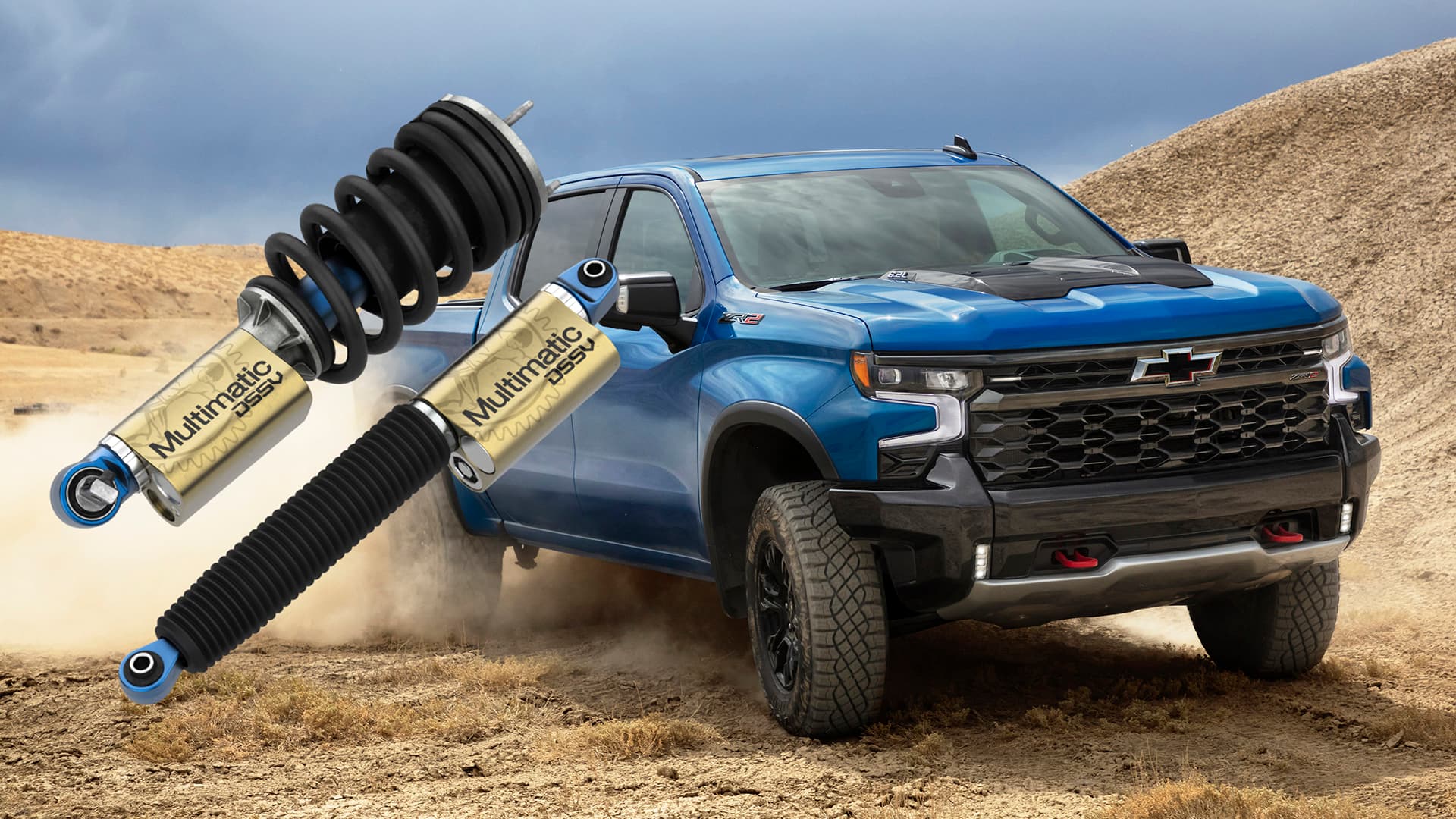 Chevrolet Silverado ZR2 with Multimatic DSSV dampers